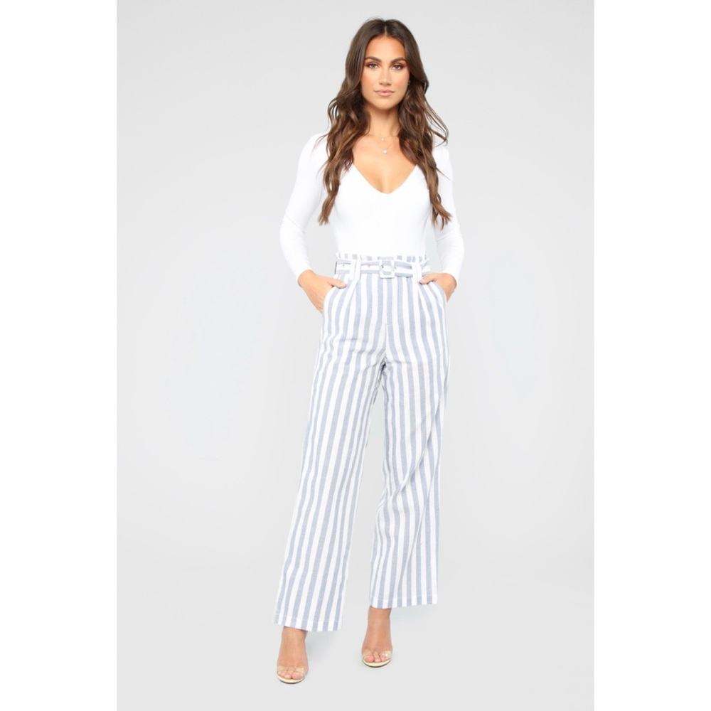 Fashion Nova Let’s Get Away Belted Pants